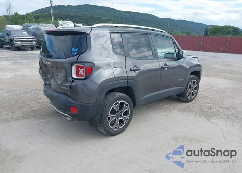2016 Jeep Renegade Limited from USA, damaged, VIN ZACCJBDT4GPC86515
